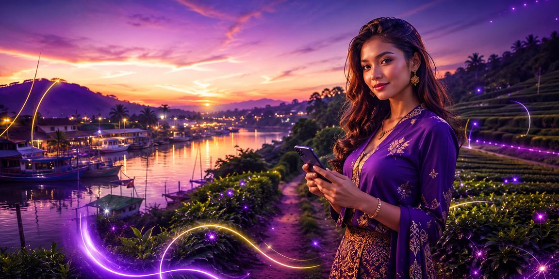 Pengguna kasino mudah alih Malaysia mengakses platform dalam talian dengan telefon pintar